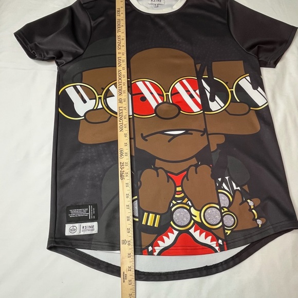 RS1NE Men’s Simpson Rappers Streetware Shirt. Size XL - Picture 4 of 9